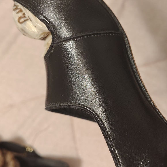 Latin/ ballroom black leather dance shoes size 9 - Picture 3 of 10